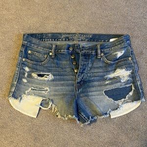 American Eagle Hi-Rise Festival Button-Fly shorts